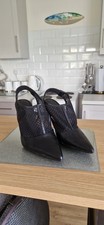 Black Mesh Effect High Heeled