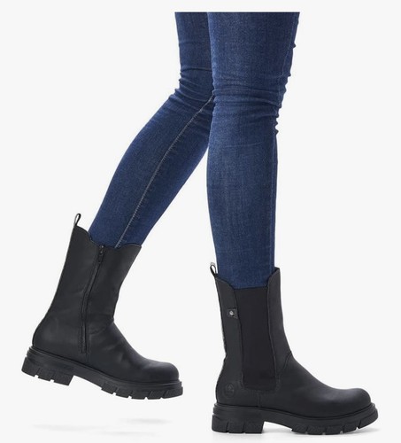 Rieker black ankle - ankle, biker