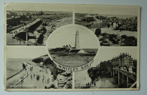 Whitley bay vintage postcard - vintage,