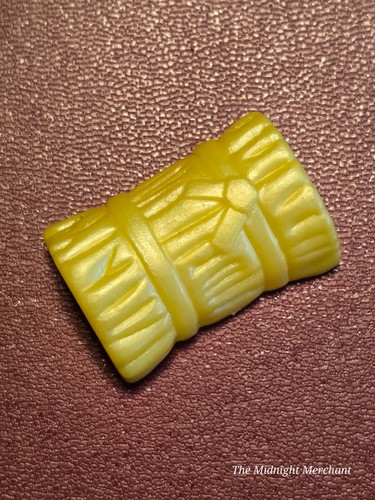 Small toy plastic hay bale - plastic,