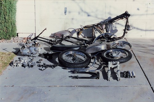 C1970s triumph 650 twin oif - twin,