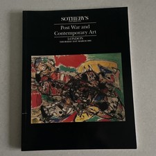 Sotheby’s Auction Catalogue Post War and Contemporary Art London 21st March 1991