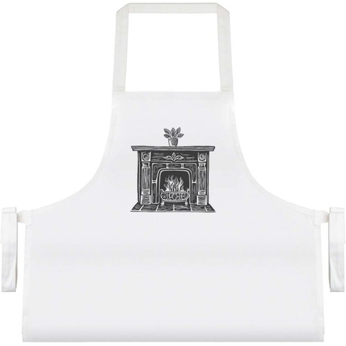 Old fireplace cooking apron - 'old,