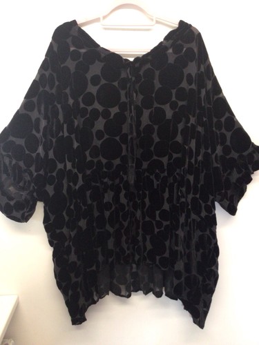 Grizas lagenlook black tunic - black,