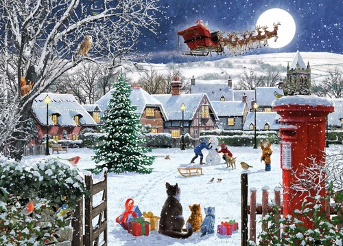 Santa visit 1000 piece - visit,