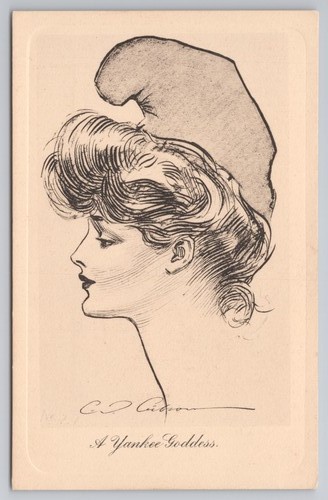 Gibson postcard a - "a, yankee