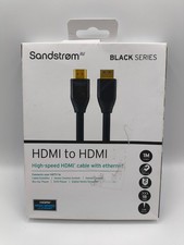 Sandstrom HDMI Cable - 1m - Black Series - New, Damaged Packaging (1+ available)