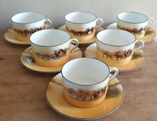 Royal Doulton (England) Coaching Days Series Ware,6x Cup and Saucer