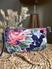 Cath Kidston floral velvet shoulder cross body bag