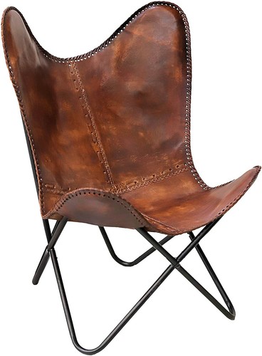 Genuine leather butterfly - genuine,