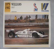Williams Collectors Classic Car Cards Set