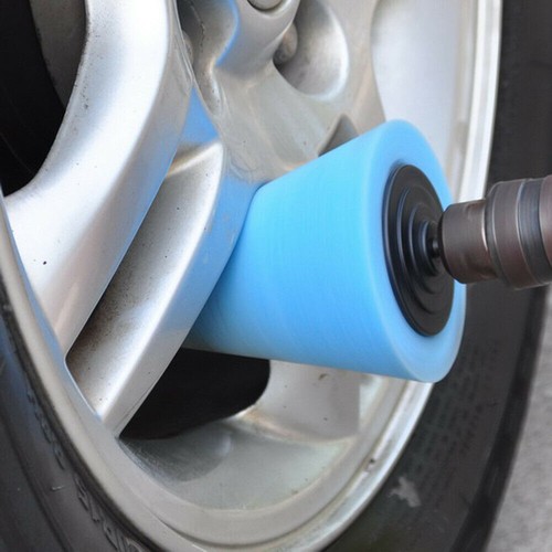 Blue cone shaped - car, hub