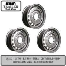 4.5JX13 Trailer 13" Inch Wheel