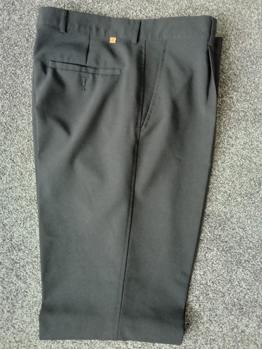 Men farah black trousers - men's,
