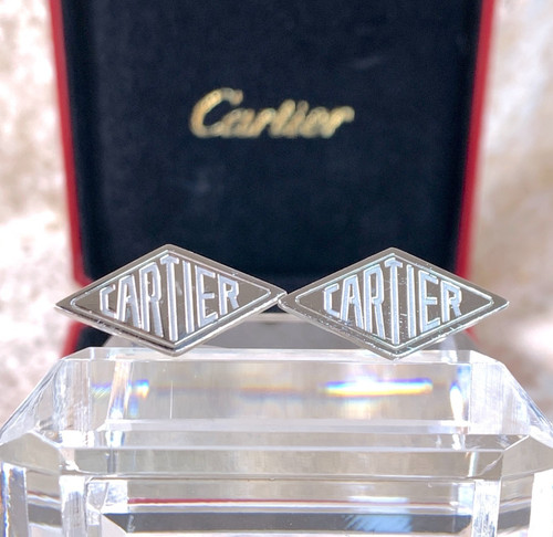 Cartier cufflinks rare losange - cufflinks,