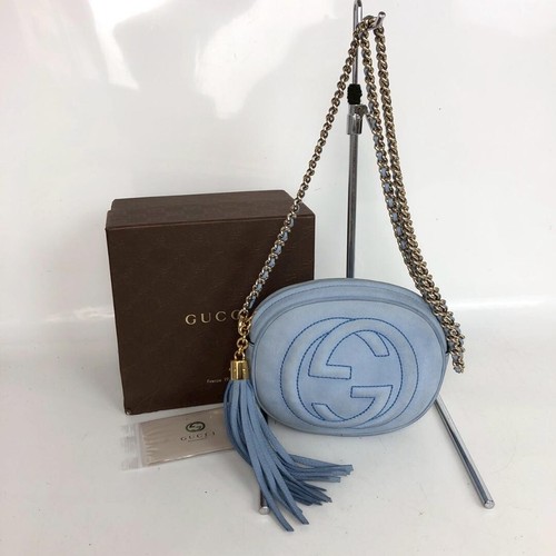 Gucci soho light blue nubuck - light,
