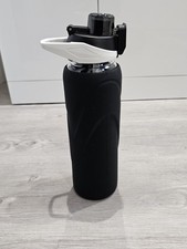 DEARRAY 1L Sports Glass Water Bottle with Silicone Sleeve