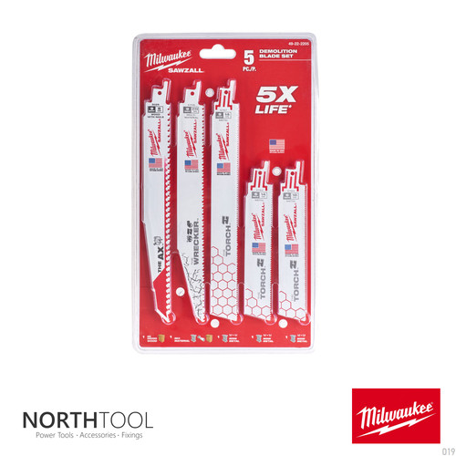 Milwaukee sawzall blade set - sawzall,