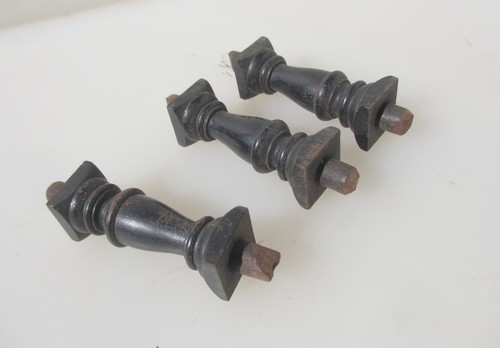 Vintage wooden hardware column - hardware,
