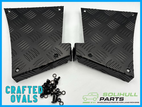 Black rear corner - 3mm, chequer