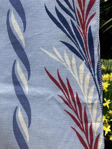 Vintage 1940s french cotton - 1940s,
