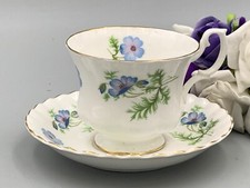 Richmond Blue Poppy - Tea Cup and Saucer.