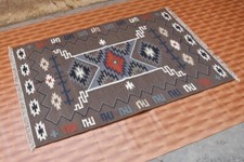 Yoga Mat 4x6 Flatweave Kilim