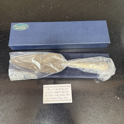 Vintage sheffield cake server - vintage,