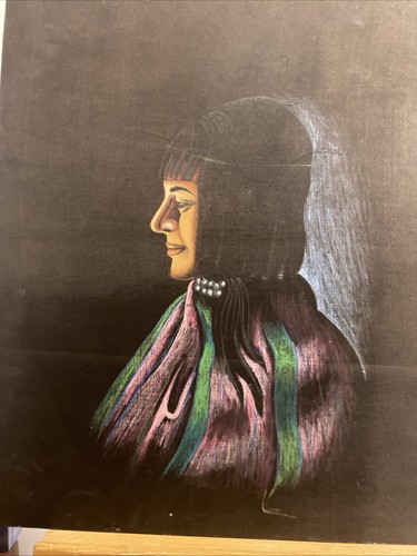 Vintage portrait silk - vintage,