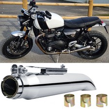 Chrome Motorcycle Exhaust Pipe