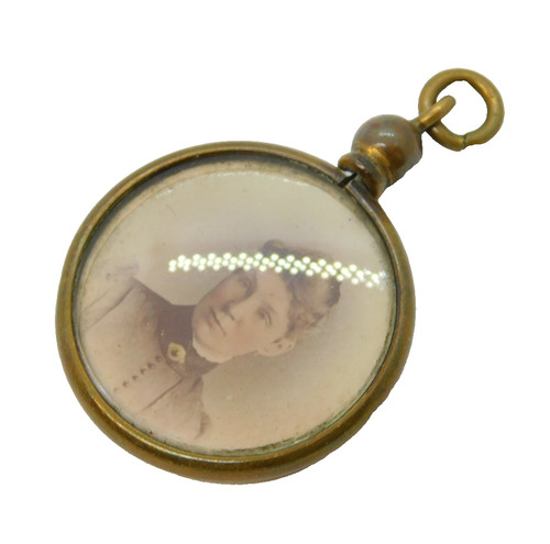 Victorian gilt metal double - victorian,