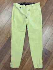 Derby House beige canary ladies full seat jodphurs riding breeches size 32(used)