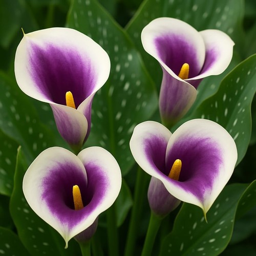 Zantedeschia picasso calla - zantedeschia,