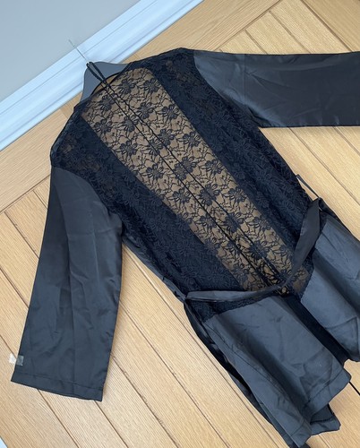 Black lace vintage - lace, bed