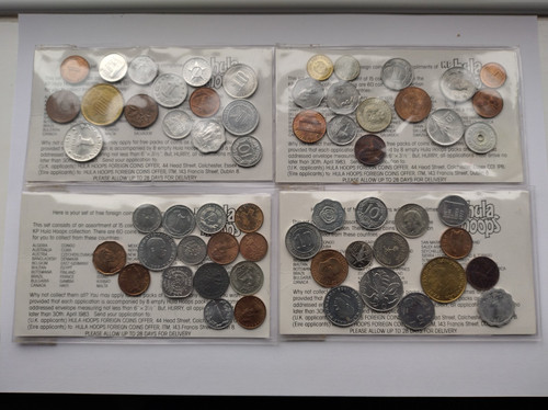 Packets vintage coins kp - packets,