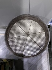 Sieve Sifter Garden Bentwood Frame Steel Mesh 42.5cm Vintage Old 