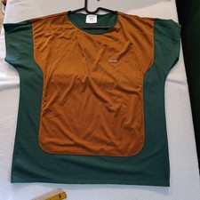 Rohan Dryline Brown/Orange & Green  Men’s T Shirt 21in PTP breathable mesh 