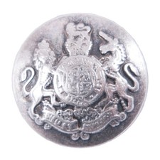 Round Silver Blazer Buttons