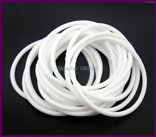 10pcs lot black white rubber - 10pcs/lot,