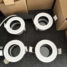 4 x Astro Lighting 1434003 Pinhole Slimline Round Adjustable Fire-Rated 