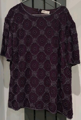 Ladies sze purple top - sze, 24