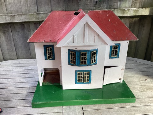 Vintage wooden dolls house for - vintage,