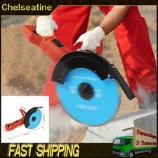 3KW Diamond Electric Wall Chaser Slotter Circular Saw Concrete Stone Cutter UK