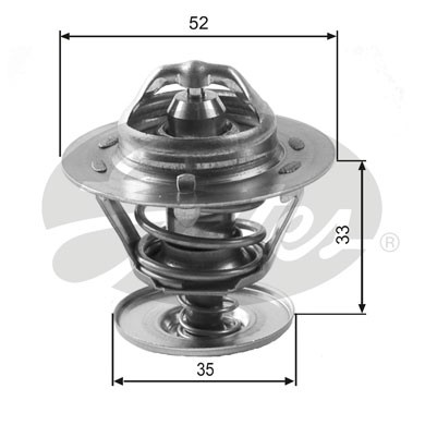 Thermostat coolant for ford - coolant,