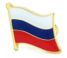 Russia Russian Flag Pin Badge - Free postage