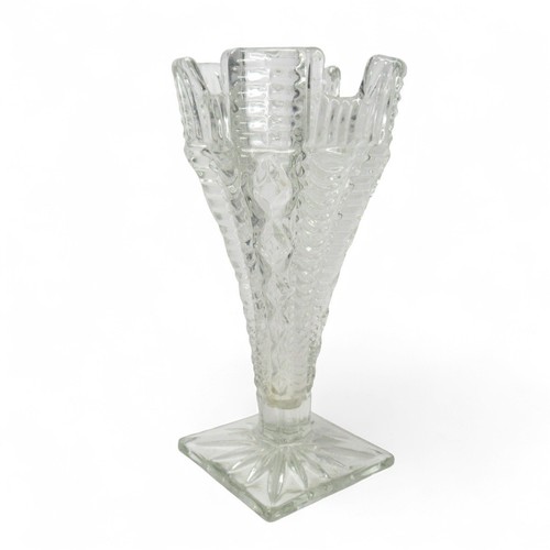 Large vintage glass flower - vintage,