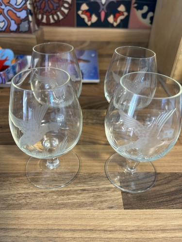 Vintage engraved brandy - 4, /