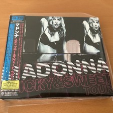 MADONNA STICKY & SWEET TOUR JAPAN CD + DVD OBI WPZR-30363-4 DIGIPAK