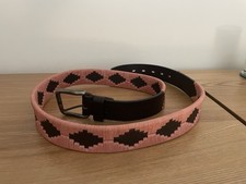 BNWOT La Martina Pink And Brown Belt Size 105
