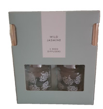 Wild Jasmine (Geometrics Set of Two) 40ml EMPTY Reed Diffuser Bottles Used